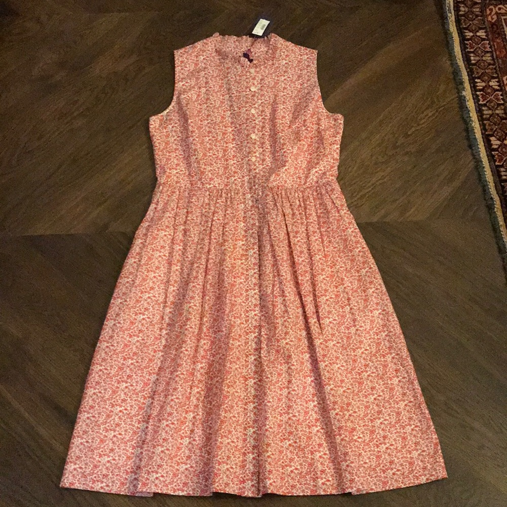 j crew liberty print red floral dress, 12